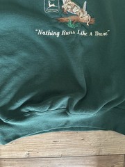 Vintage 90s John Deere “Nothing Runs Like A Deer” Sweatshirt Crewneck Mens Large