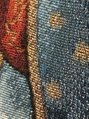 One-Of-A-Kind Handmade Our Lady Of Guadalupe Woven Tapestry Hoodie Size Large