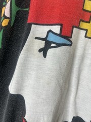 Vintage 1980’s Peter Max Sweatshirt Multicolor Face Graphic Reversable Pullover