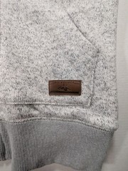 Quicksilver Keller Zip Hoodie Large Marled Gray
