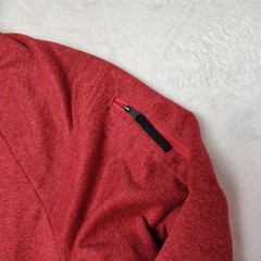 Nike Hoodie Mens L Red Pullover Therma-FIT Fleece Hooded Pockets DQ4834