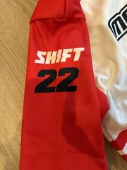 Zip Hoodie Two Two Motorsports Honda Motocross Jacket Red White Adult XL – NWOT