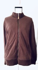 UNBRANDED MENS ZIP UP MICROFIBER x FLEECE REVERSIBLE WORKWEAR JACKET Large/XL