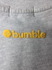 Bumble Dating Pullover Sweatshirt Small Cotton Polyester