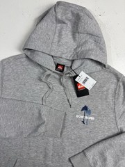 Quiksilver Men Size Large Pullover Hoodie Sweatshirt Light Heather Gray New L