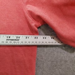IZOD Men Sweatshirt Medium Coral Advantage Performance Hampton 1/4 Zip NWT