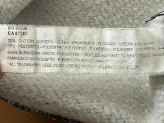 Marc Ecko Sweatshirt Mens Medium Gray Black Pullover Shawl Collar Streetwear