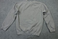 Gildan Wu-Tang Sweatshirt Mens S Gray Crewneck Fleece Pullover Logo