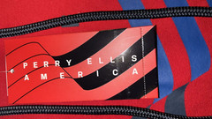 Perry Ellis America Hoodie Red White Navy Blue Pullower Mens Size L NWT