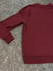 J.Crew Sweatshirt Mens L Burgundy Garment Dyed French Terry Crewneck Pullover