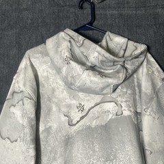 Magellan Outdoors Realtree Hoodie Mens 2XL White Gray Snow Camo Pullover Hunting