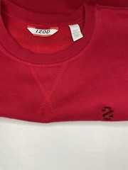 IZOD Performx Mens Red Pullover Sweatshirt M Made In Kenya Crewneck