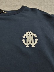 Roberto Cavalli Sweatshirt Mens 2XL Firenze Tiger Pullover NWT Blue