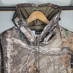 UNDER ARMOUR REALTREE XTRA Mens Hoodie Size 2XL Shortened Sleeves 30″ Camouflage