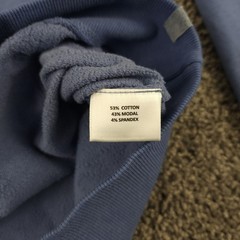 Peter Millar Hoodie Men Medium Blue Lava Wash Performance Pullover Golf Sweater