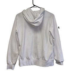 Harley Davidson Get Lost White Graphic Hoodie Full Zip Front Pockets M Cotton