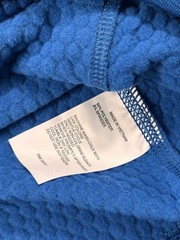 DSG Polarized 1/2 Zip Fleece Hooded Sweatshirt Men Large Heathered Blue Athletic