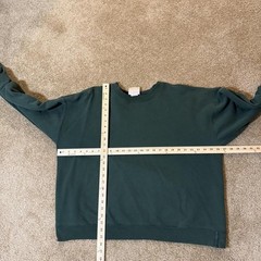 Vintage Hanes Ultimate Cotton Forest Green Blank Crewneck Sweatshirt XL