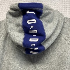 Jordan Dark Grey Heather/Deep Royal Graphic Hoodie Men L China Polyester/Spandex