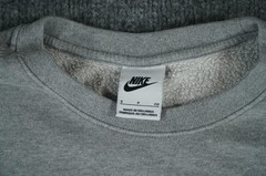 Nike Sweatshirt Mens Small Gray Club Fleece Crewneck Pullover Swoosh Logo BV2662