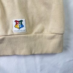 Harry Potter x SHEIN Hogwarts House Banners Sweatshirt Beige Cream Crewneck 3XL