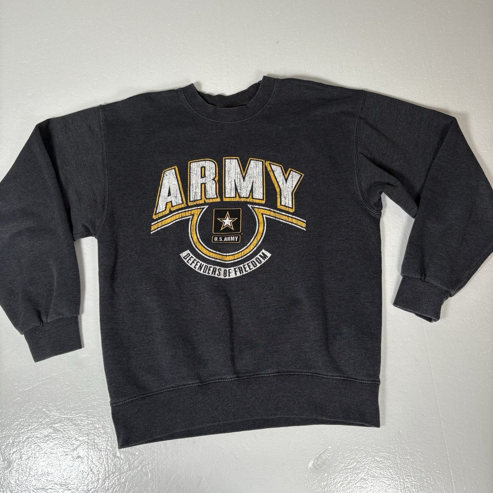 Vintage United States US Army Pullover Sweatshirt Soffe Sweats Men’s M Black USA