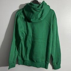 Men’s Nike Club Fleece Green Hoodie Chenille Logo Purple/Orange Size Medium