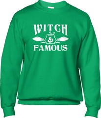 Witch Famous Funny Halloween October Costume Party Humor Fall Mens Sweatshirt