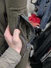 FEWGLEN Heavyweight Tactical Fleece Hoodie Jacket – Army Green / Sherpa Lined
