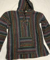 Unbranded Woven Hoodie Multicolor Size Xl See Pictures Detail/ Wear