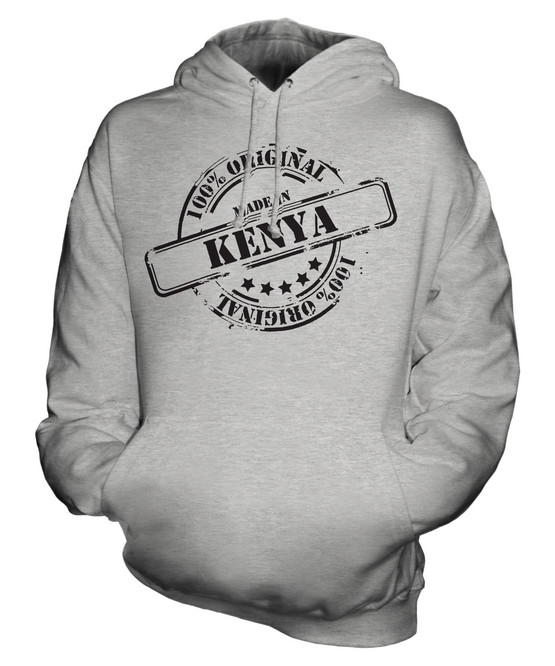 MADE IN KENYA UNISEX HOODIE MENS WOMENS LADIES GIFT CHRISTMAS BIRTHDAY 50TH