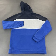Nike Dri Fit Hoodie Pullover Sweatshirt Men Medium Standard Fit Blue Colorblock