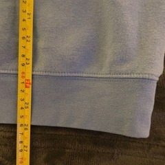 light blue Quiksilver crewneck sweatshirt with front chest logo