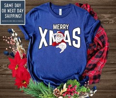 Merry Christmas Santa Holiday Sweatshirt Festive Apparel