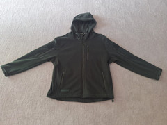 BaerSkin Tactical Hoodie 4.0 Men’s XL Hunter Green Fleece + USA Flag Patch