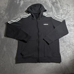 Adidas Women’s Essentials Fleece 3-Stripes Full-Zip Hoodie Large
