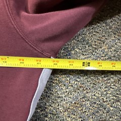 Vintage Triple Five Soul Red Zip Up Hoodie M Faded RARE Details