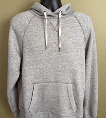 Fieldworth French Terry Pullover Hoodie Sweatshirt Men’s Size Large Gray