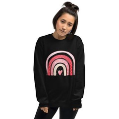 Valentine’s Rainbow Unisex Sweatshirt Gift S,M,L,XL,2X,3X,4X