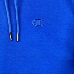 CHampion Hoodie Sweatshirt Royal Blue Pocket Mens SMall Casual Pullover