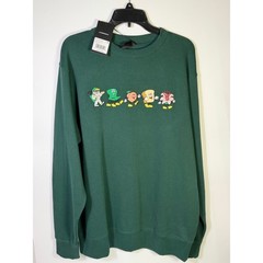 Bad Birdie Pine Grove Embroidered Golf Fleece Crewneck Men’s Medium NWT