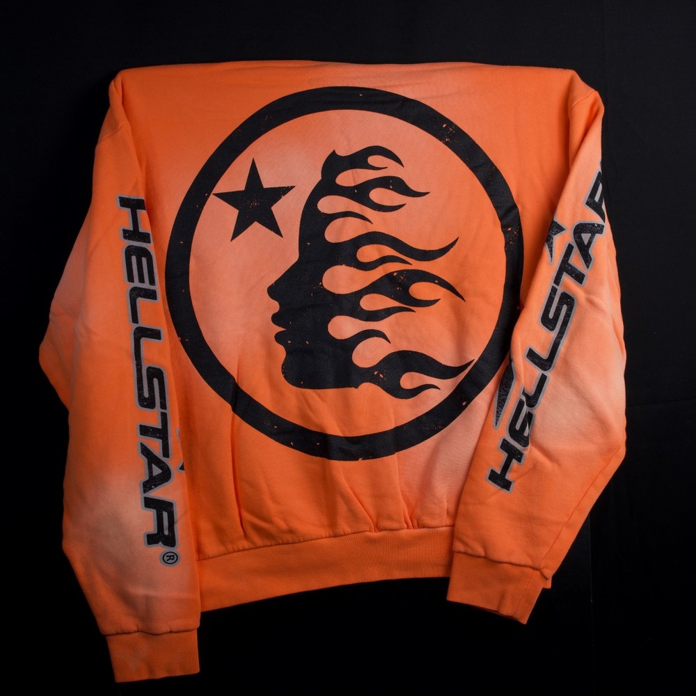 Hellstar Fire Orange Hoodie Authentic Size – XL ✅ Trusted Seller