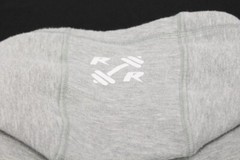 Reps Over Rest Weight Lifting Hoodie Wrist Straps Built In Gray Men’s Large