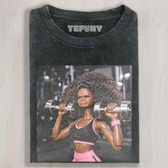 GYM DOLL GIRL FUNNY FACE MEME V13 UNISEX TEE