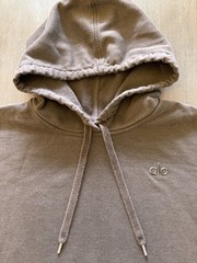 Alo Hoodie Mens 2XL Brown Accolade Sweatshirt Gorpcore Streetwear Workout Boxy
