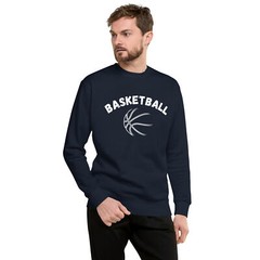 Basketball Mom Dad Unisex Premium Sweatshirt S,M,L,XL,2X,3X