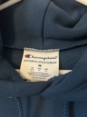 Champion S700 – Royal Blue Heather – Hooded Sweatshirt Eco-Friendly Recycled