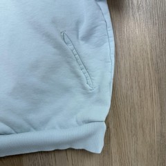 Pangaia Hoodie Mens XXS Light Blue Organic Cotton Recycled Fleece Pullover Logo
