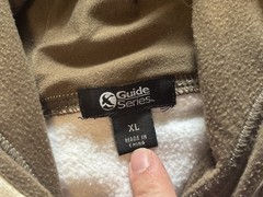 Gander Mountain Camo Hoodie Mens XL White Realtree Camouflage Guide Series
