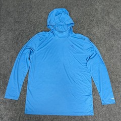 Carhartt Force Sun Defender Lightweight Hoodie – Blue Long Sleeve Men’s L